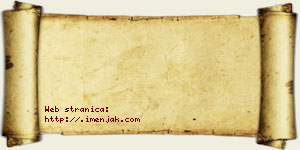 Milena Dečermić vizit kartica